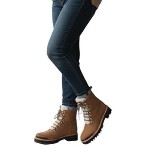 Marc Fisher LTD Izzie Genuine Shearling Lug Sole Boots